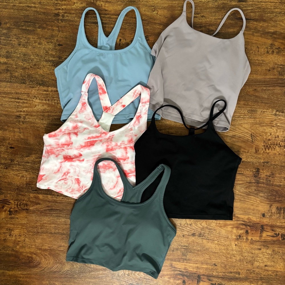 Set of 5 Active Tops